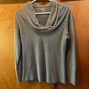 Grey cowelneck T-shirt